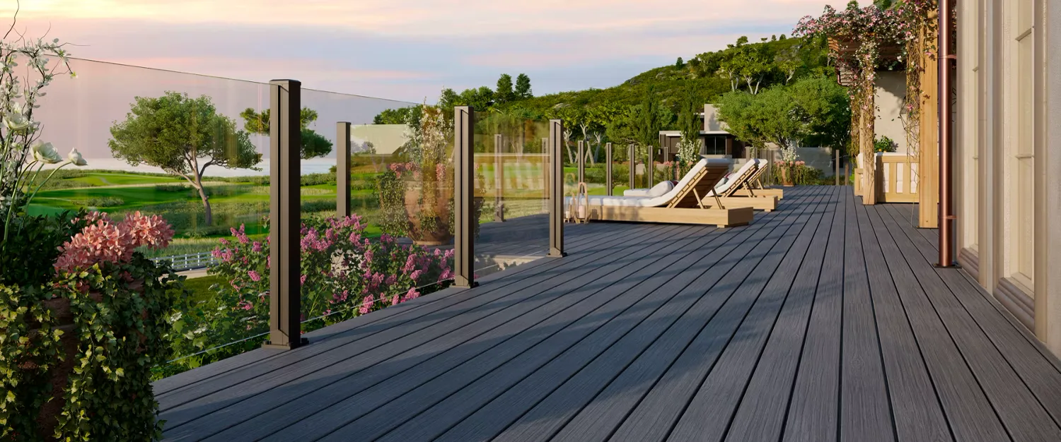 Trex Signature X-Series Frameless Glass glass railing