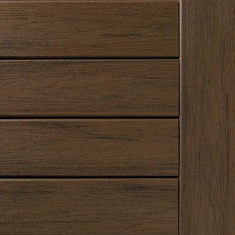 TimberTech Reserve Dark Roast decking swatch