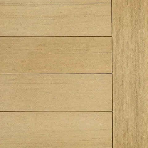 TimberTech Terrain+ Natural White Oak decking swatch