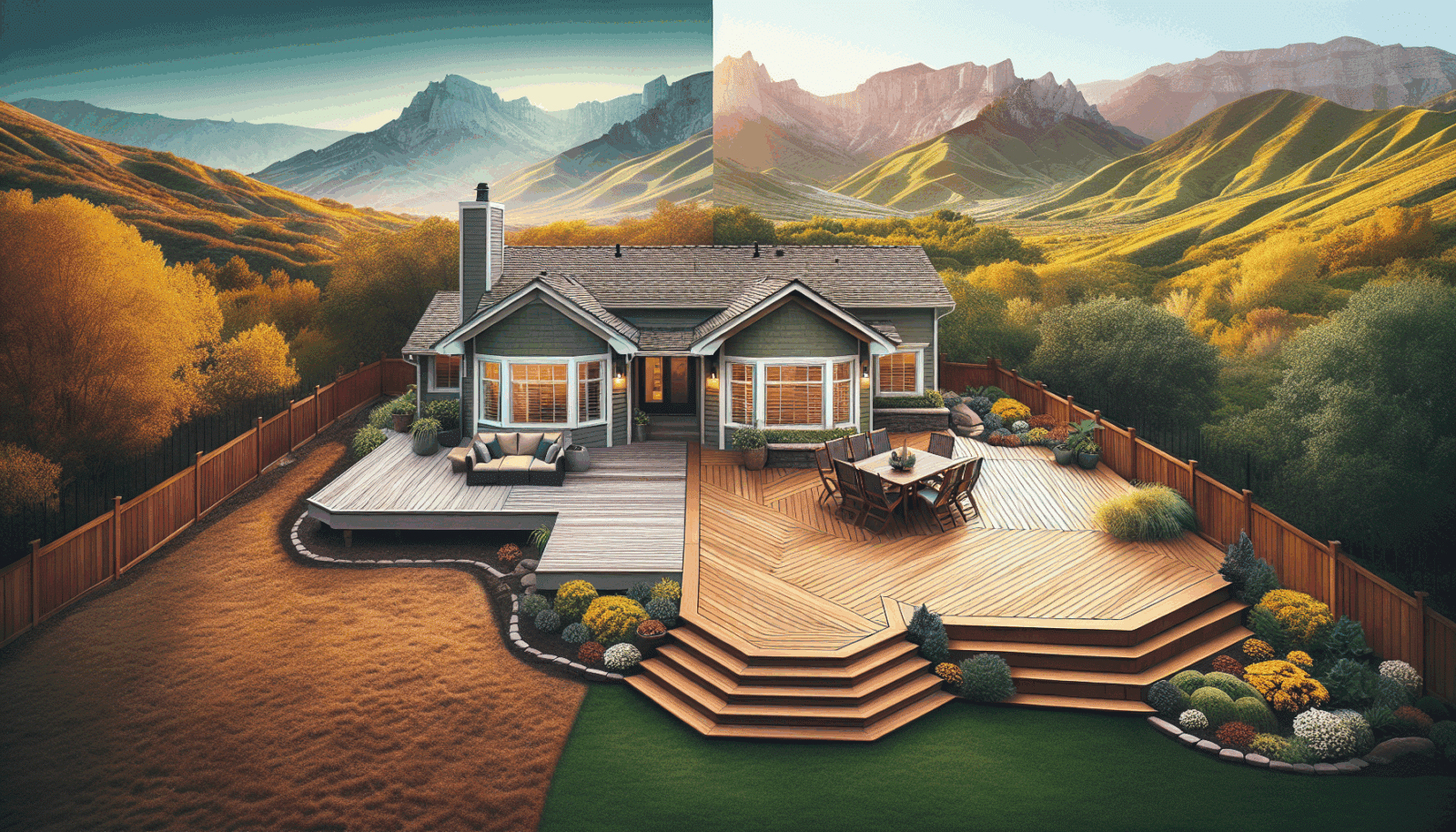 You are currently viewing "Transform Your Backyard with Trex Decking: Before and After"